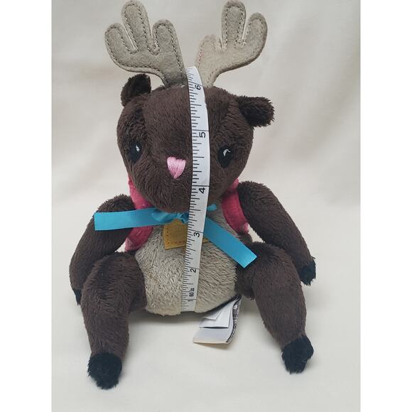 Old Navy Reindeer Plush GC Holder Stuffed Animal - Picture 9 of 10